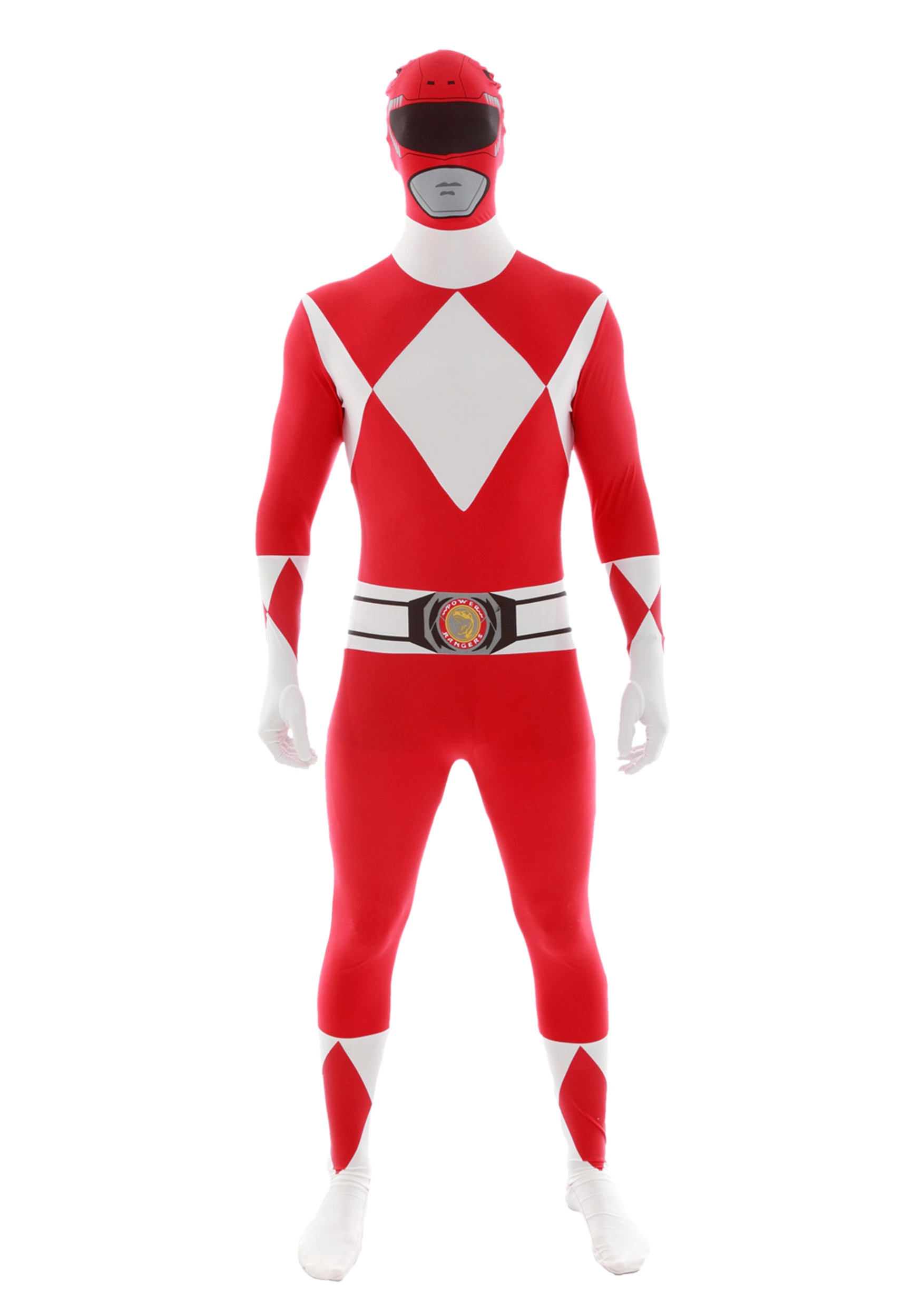 Power Rangers Disfraz De Morphsuit De Ranger Rojo