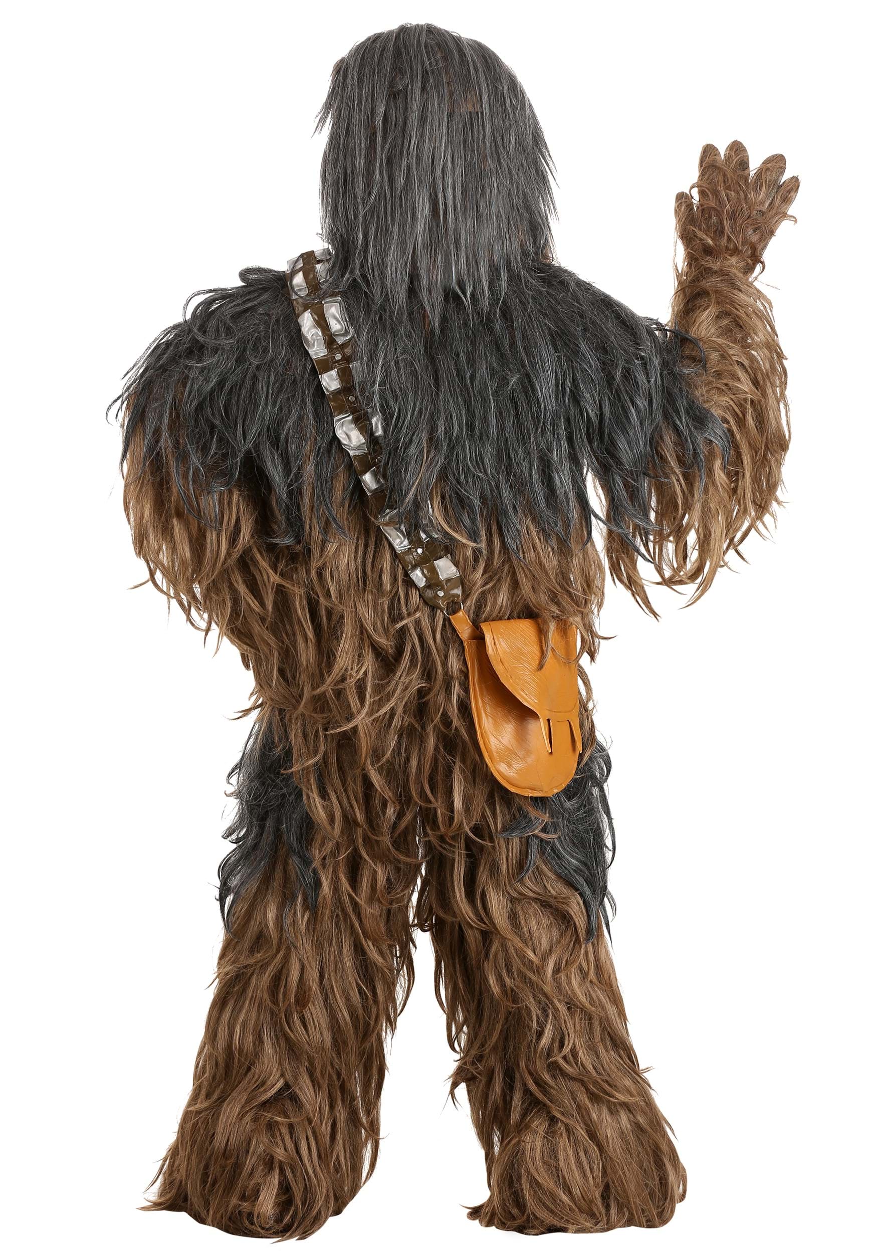 Star Wars Chewbacca Vestido de fantasía de Halloween Disfraz Adulto Disfraz Conjunto Completo Chewie 