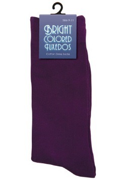 Calcetines morados para hombre