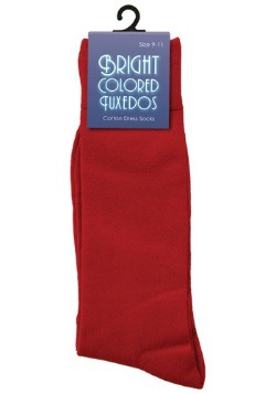 Calcetines rojos para hombre