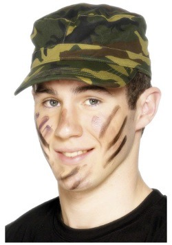 Gorra de camuflaje verde del ejército
