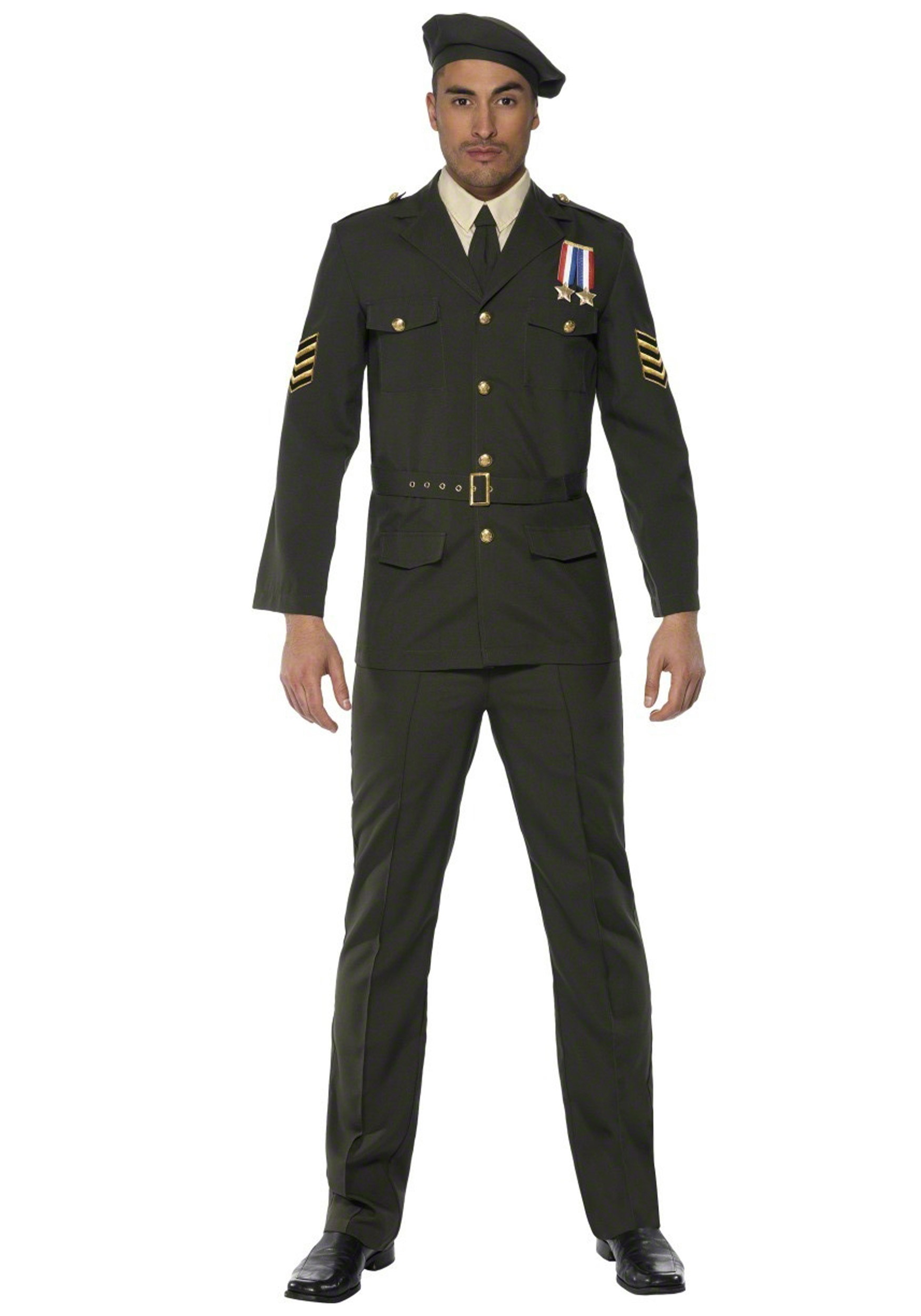 Disfraz de oficial militar para mujer