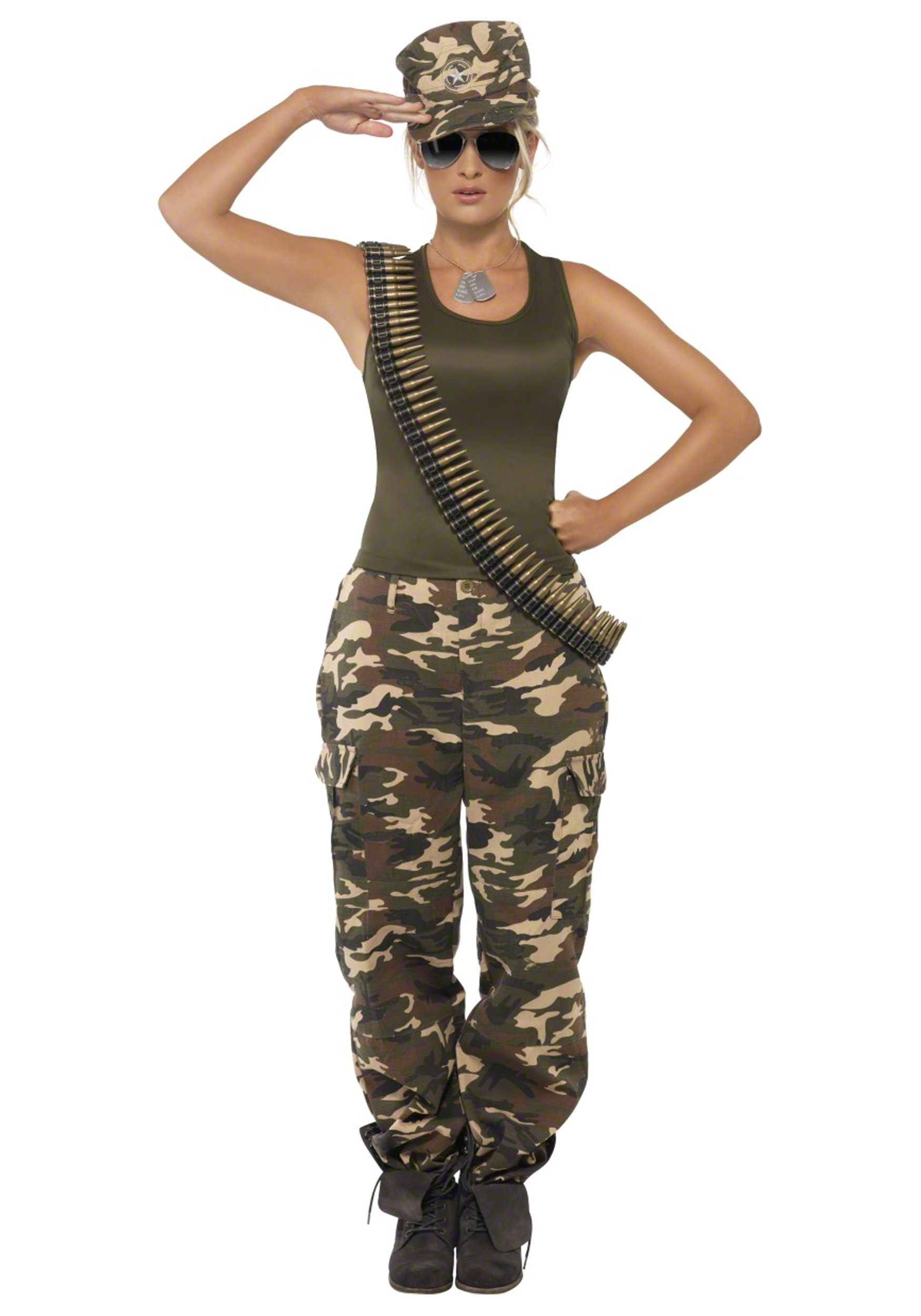  Disfraz de Halloween Desierto – Chaleco Táctico Militar All  Over Womens T Shirt, S, Multi color : Ropa, Zapatos y Joyería