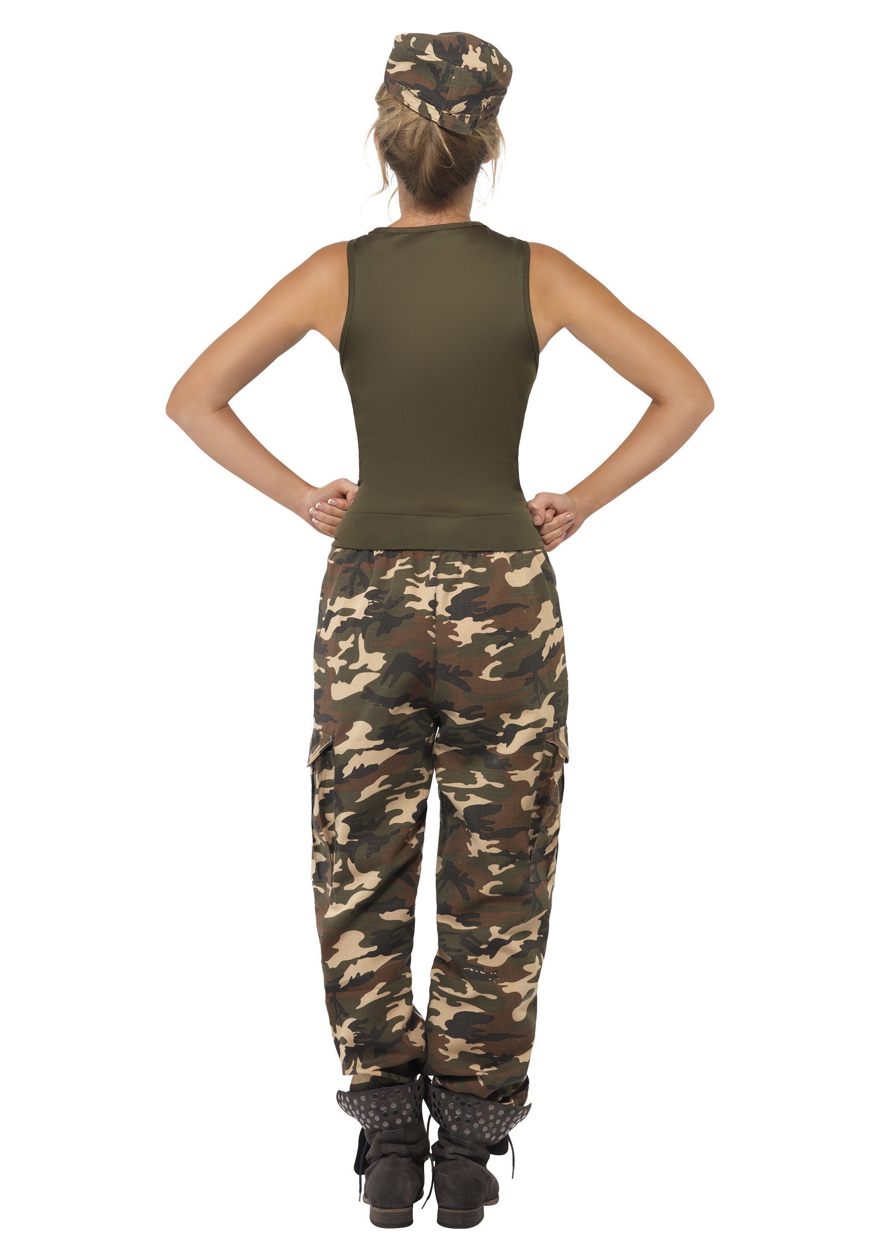  Disfraz de Halloween Desierto – Chaleco Táctico Militar All  Over Womens T Shirt, S, Multi color : Ropa, Zapatos y Joyería