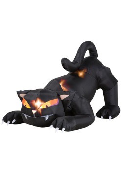 Gato inflable con cabeza móvil