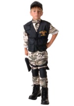 Disfraz infantil de equipo SEAL