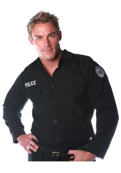 Camisa de policía para hombre
