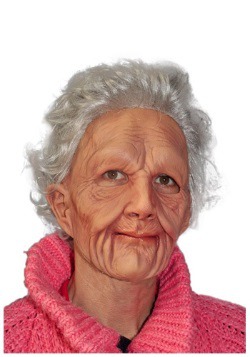 Máscara de anciana