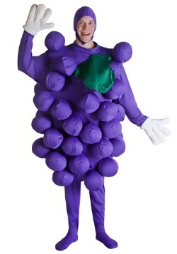 Disfraz de uvas moradas