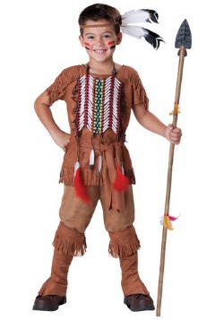 Disfraz de niño indio valiente