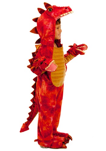 Disfraz de dragón rojo