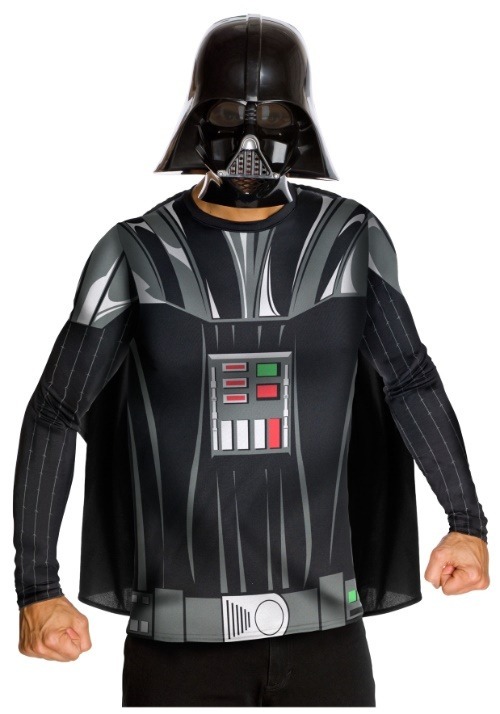 Camiseta y máscara de Darth Vader para adulto