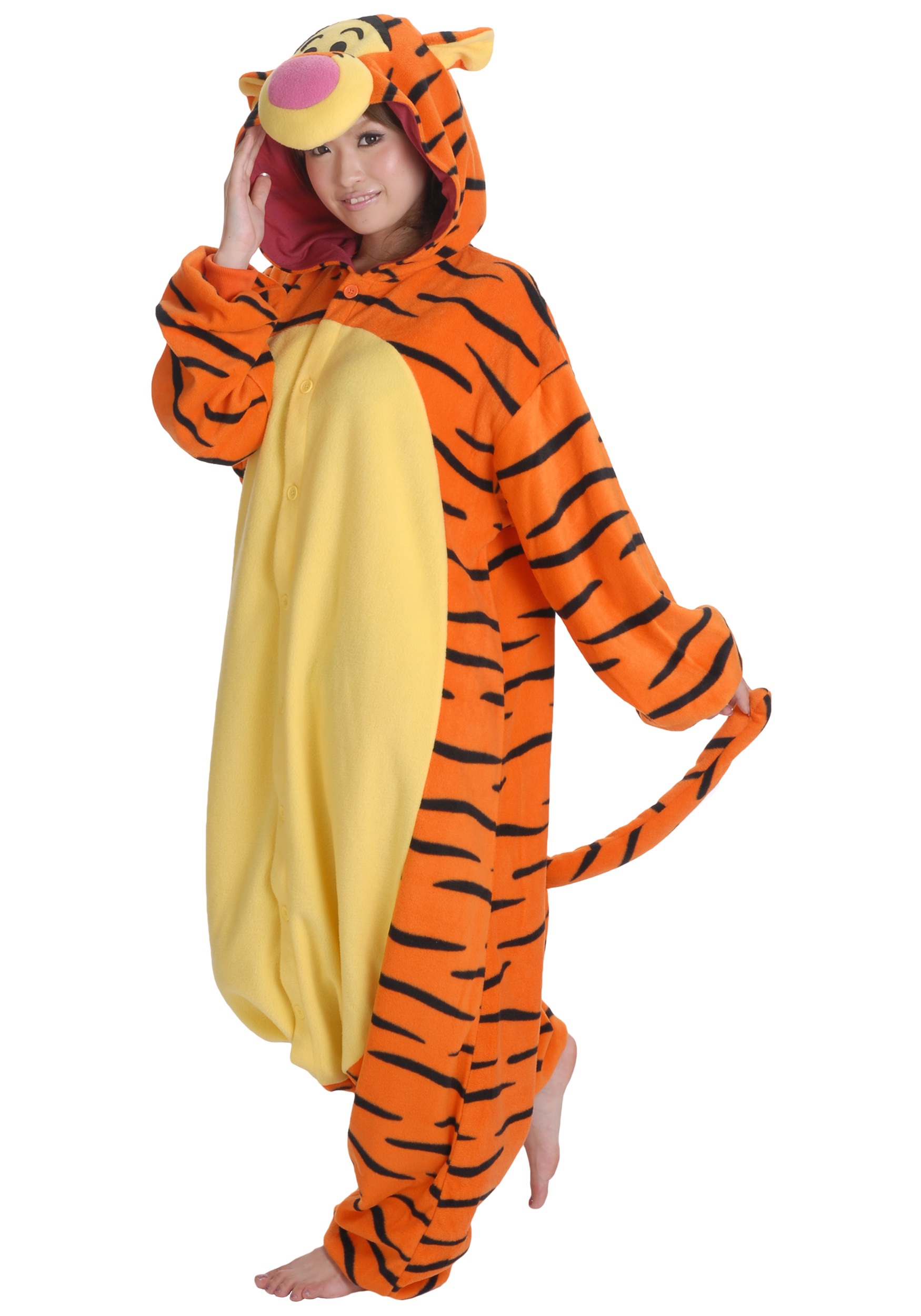 tanque Sinceramente Descarte Disfraz de pijama de tigre