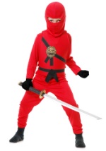 Disfraz infantil de Maestro Ninja Rojo