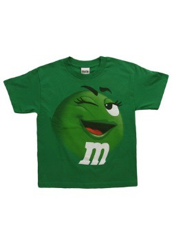 Camiseta de M&M verde Jumbo para niños