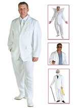 Disfraz de traje blanco talla extra