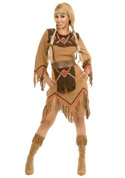 Disfraz de doncella india Sacajawea para mujer