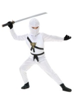 Disfraz infantil de Ninja blanco