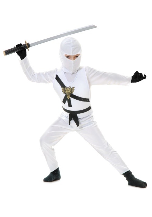 Disfraz infantil de Ninja blanco