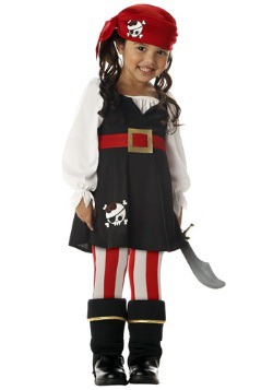 Disfraz de pirata para niñas pequeñas