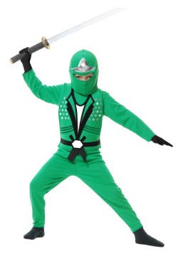 Disfraz infantil verde Ninja Avengers Serie II para niños