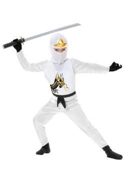 Disfraz infantil blanco Ninja Avengers Serie II