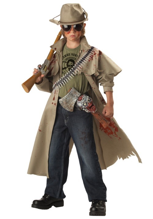 Disfraz infantil de cazador de zombies