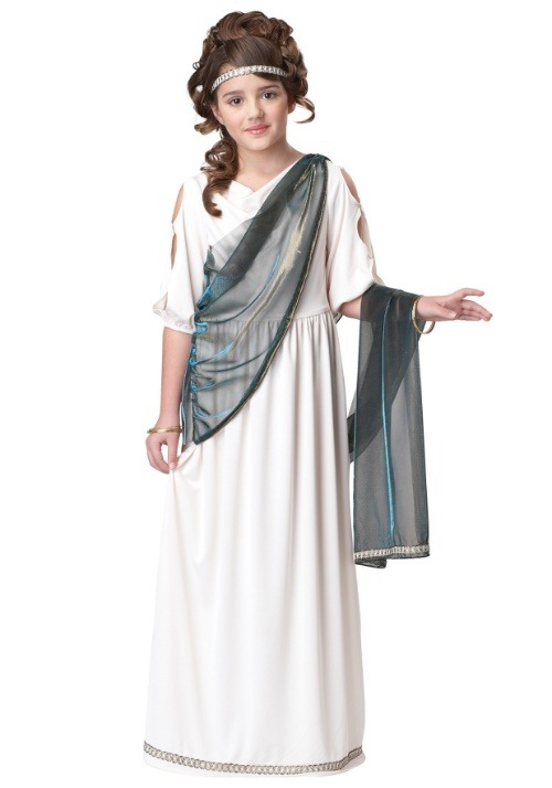 Disfraz de princesa romana para niñas