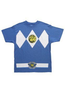 Camiseta de Power Ranger azul