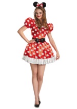 Disfraz rojo para adulto de Minnie Classic