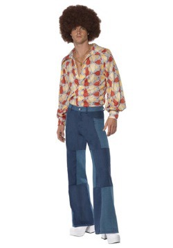 Pantalones de parches para hombre