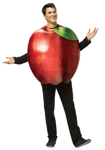 Disfraz de manzana Get Real para adulto