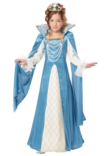 Disfraz de Reina del Renacimiento para niñas