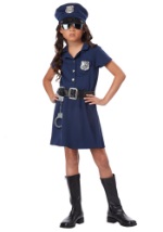 Disfraz de oficial de policía de niñas