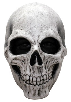 Máscara de calavera blanca