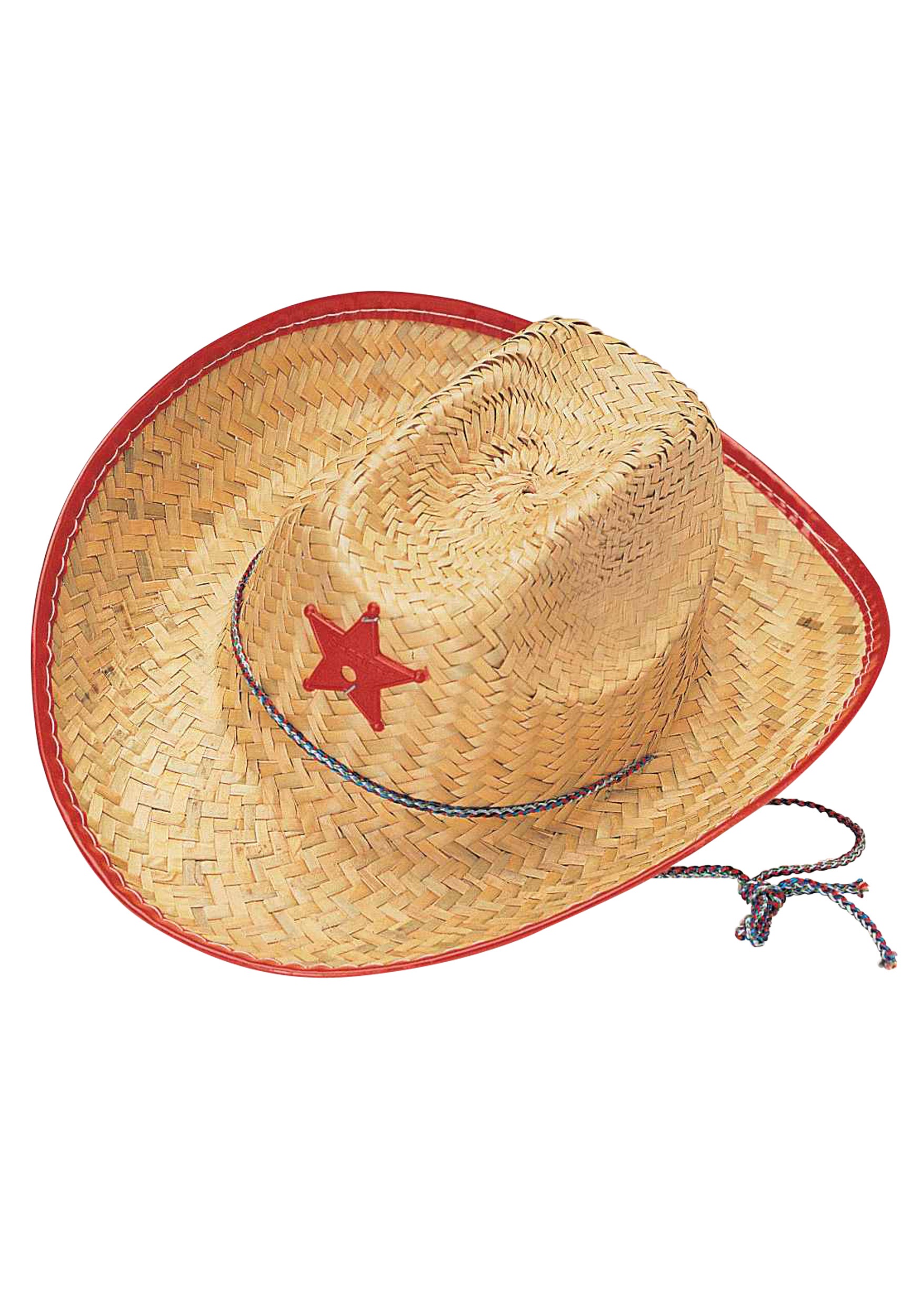 Sombrero de paja vaquero para niños