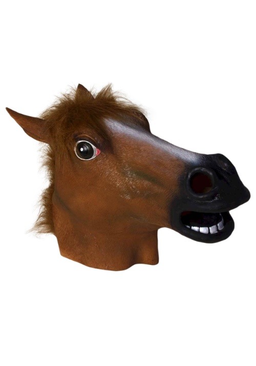 Máscara de látex de caballo de lujo
