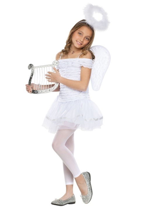 Disfraz de angelito para niñas