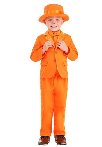 Esmoquin naranja para niños pequeños-1