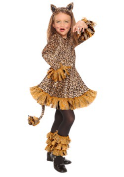 Disfraz de leopardo para niñas