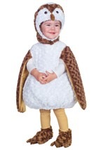 Disfraz de búho blanco para niños pequeños