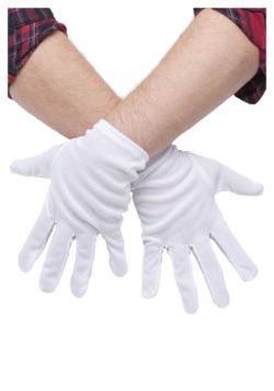Guantes blancos talla extra