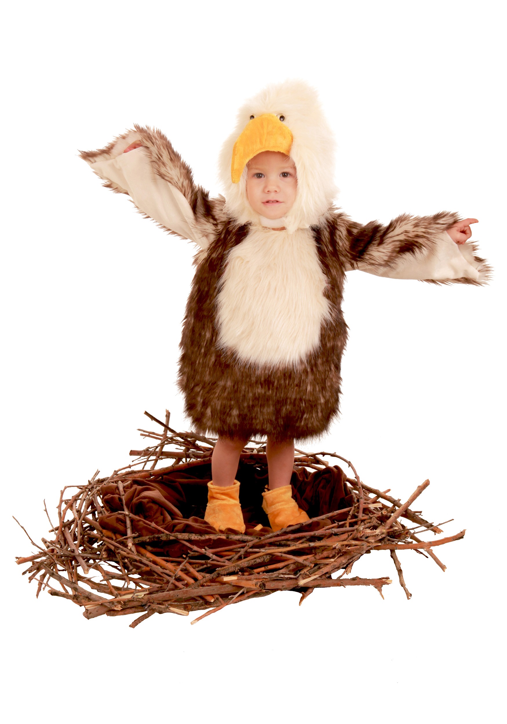 Disfraz águila calva para niños pequeños