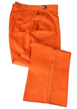 Pantalones de esmoquin naranjas