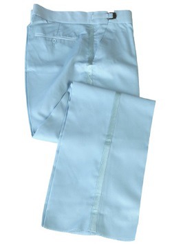 Pantalón azul de esmoquin