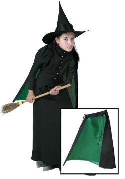 Capa de bruja clásica infantil