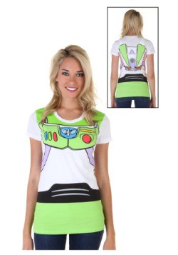 Camiseta de mujer Toy Story Buzz Lightyear Costume Front
