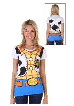 Camiseta de mujer Toy Story I Am Woody Costume Front