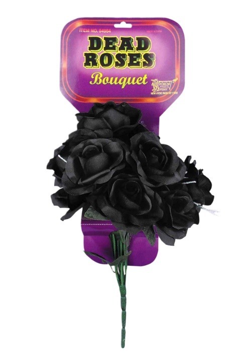 Ramo de rosas negras
