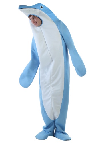 Disfraz de delfín para adulto
